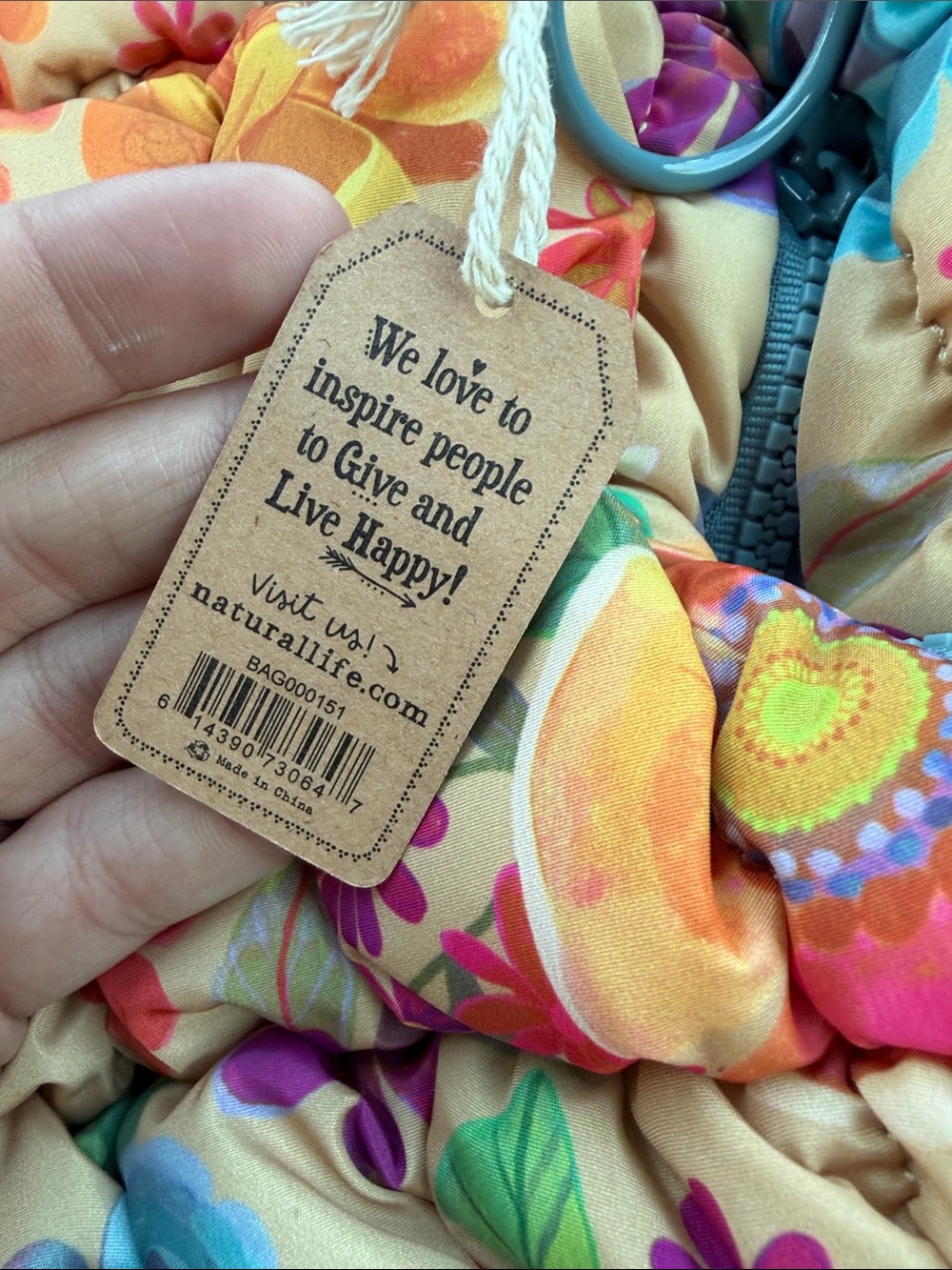 Natural Life Puffy Fit-it-all bag - Picture 3 of 5